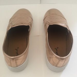 Rose gold Qupid shoes